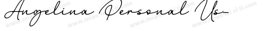Angelina Personal Us字体转换